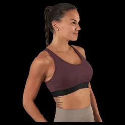 Stay in place Padded Crossback Bra Purple Lila Online