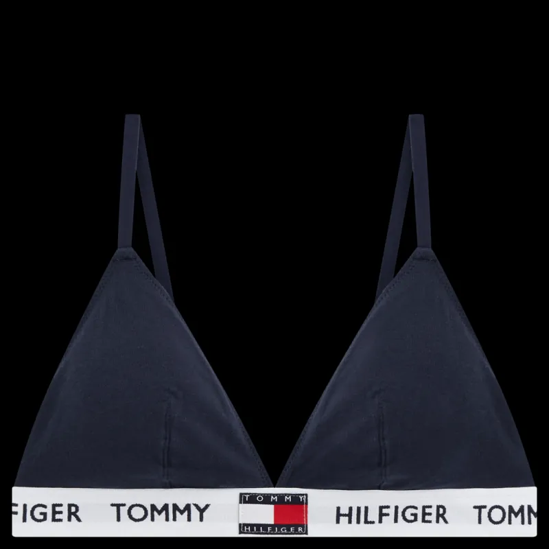 Tommy Hilfiger Padded Triangle Bra, Chs Navy Blazer Blå