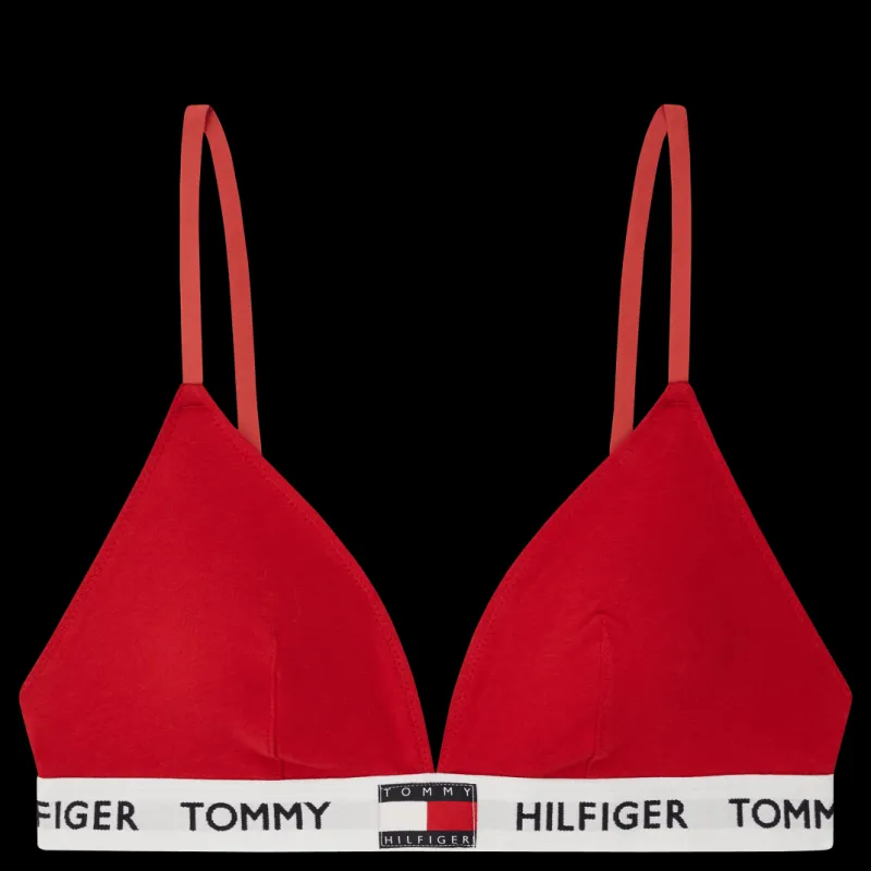 Tommy Hilfiger Padded Triangle Bra, Xcn Tango Red Röd Best