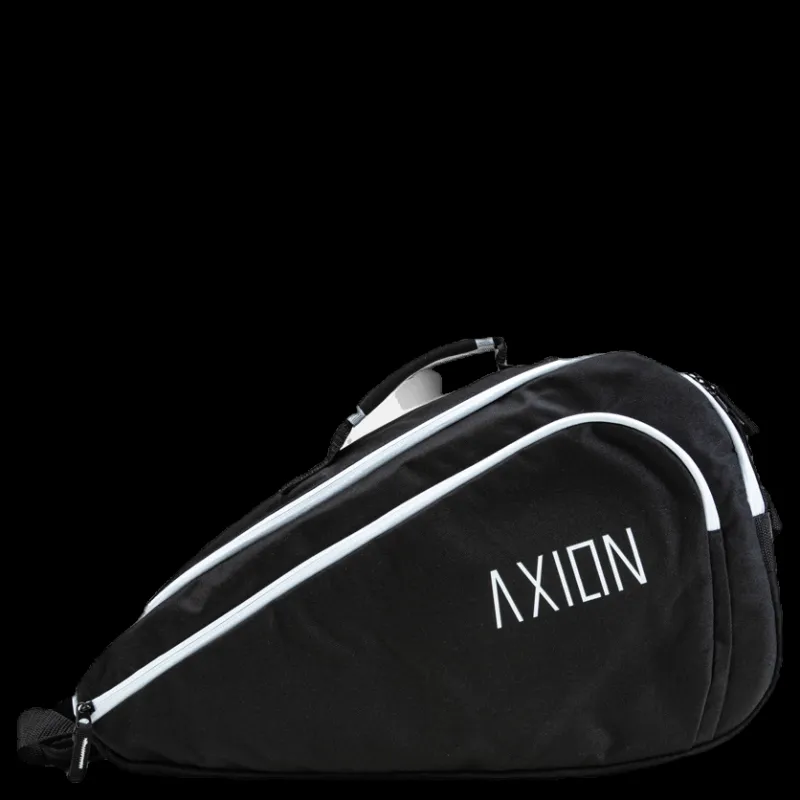 New AXION Padel Racket Bag Black Svart