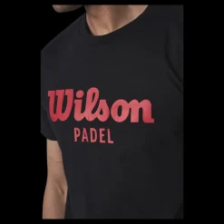 Wilson Padel Scrpt Tee Black Svart