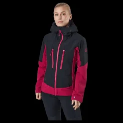Halti Pallas W Ii Warm Hybrid Jacket Cerise Pink - Black Discount
