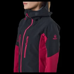 Halti Pallas W Ii Warm Hybrid Jacket Cerise Pink - Black Discount