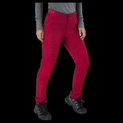 Best Halti Pallas W Ii Warm Hybrid Pant Cerice Pink Röd