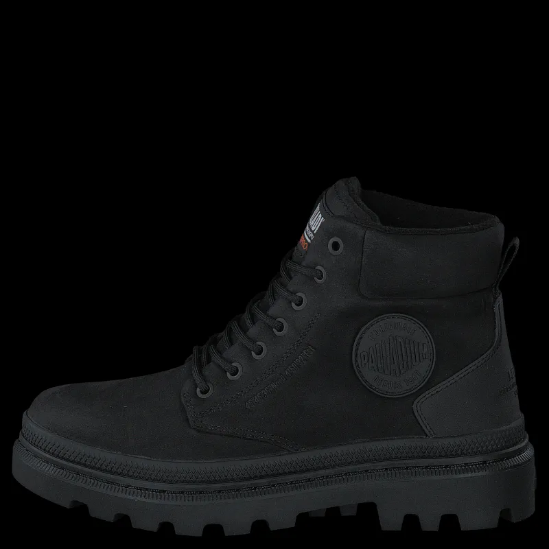 Clearance Palladium Pallatrooper Sc Wp+ Black/black Svart
