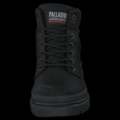 Clearance Palladium Pallatrooper Sc Wp+ Black/black Svart
