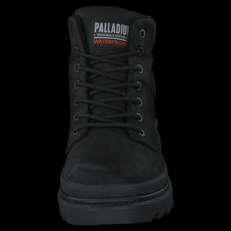 Clearance Palladium Pallatrooper Sc Wp+ Black/black Svart