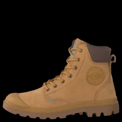 Palladium Pampa Cuff Wp Lux Amber Gold Guld och Brun