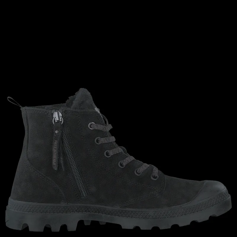 Outlet Palladium Pampa Hi Zip Wl Black/black Svart
