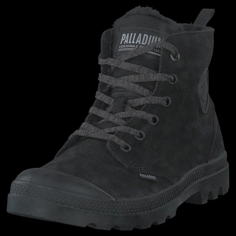 Outlet Palladium Pampa Hi Zip Wl Black/black Svart