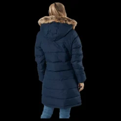 Hot Whistler Paranaque Long Down Parka Jacket Blue Blå