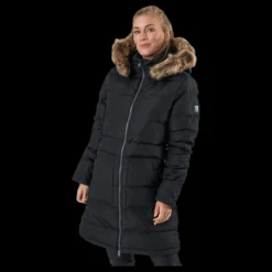 Whistler Paranaque Long Down Parka Jacket Black Svart Clearance