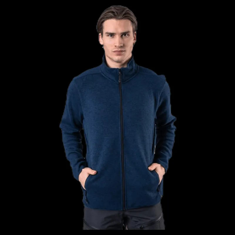 Discount Whistler Pareman Melange Fleece Jacket Blue Blå