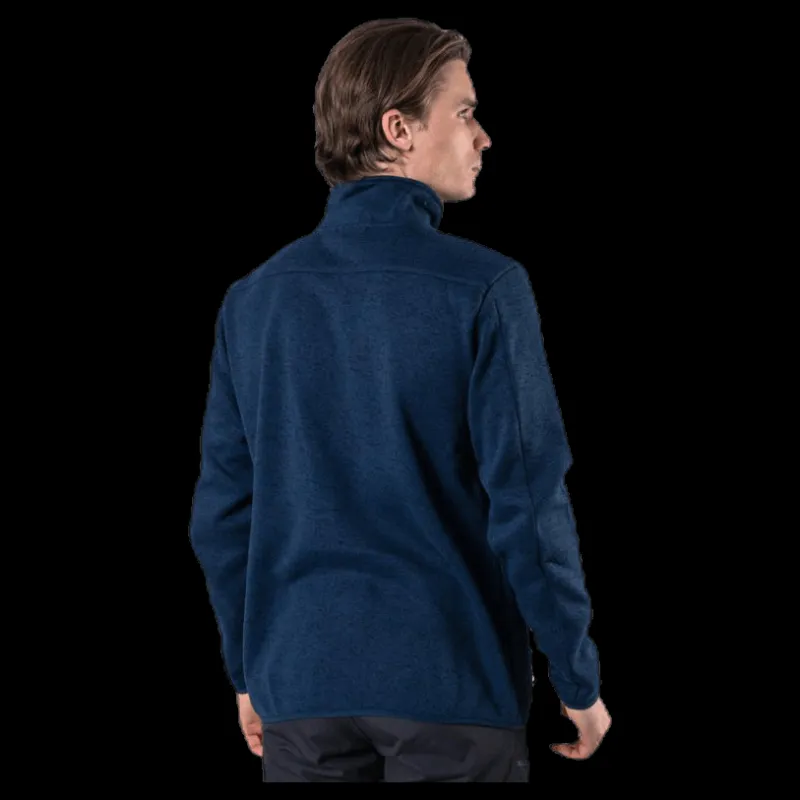 Discount Whistler Pareman Melange Fleece Jacket Blue Blå