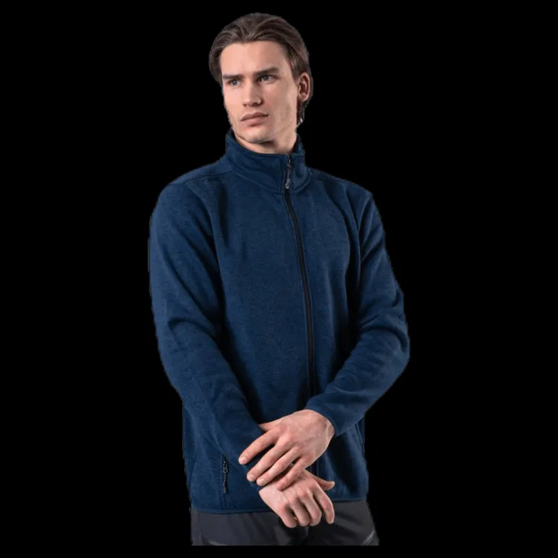 Discount Whistler Pareman Melange Fleece Jacket Blue Blå