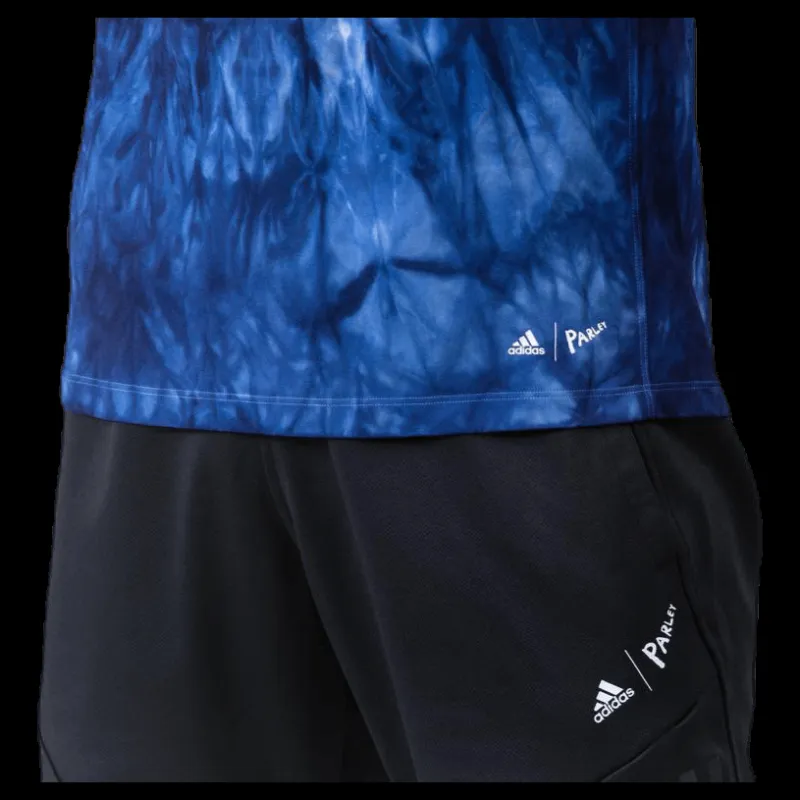 New adidas Parley 3S Tee Blue Blå