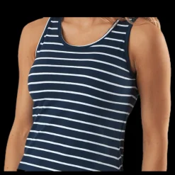 Marine Pasadena Dress Blue/White Blå och Vit