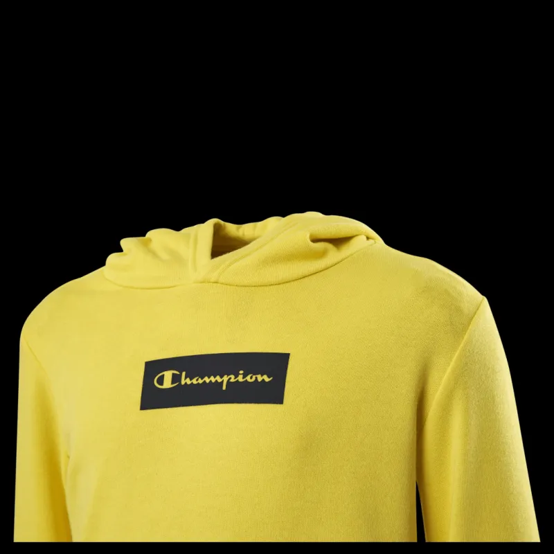 Champion Pastel Hooded Sweatshirt Junior Yellow Gul