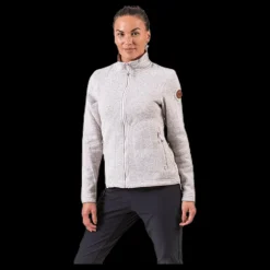 Clearance Weather Report Paulina Melange Fleece Jacket Beige