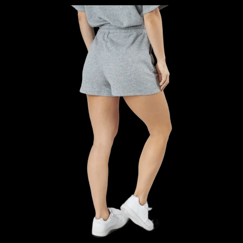 Outlet Pieces Pcchilli Summer Hw Shorts Light Grey Melange Grå