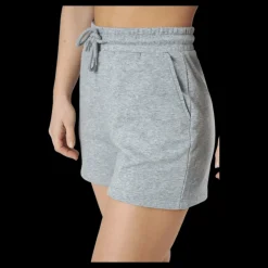 Outlet Pieces Pcchilli Summer Hw Shorts Light Grey Melange Grå