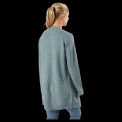 Pieces Pcellen Ls Long Knit Cardigan Trooper