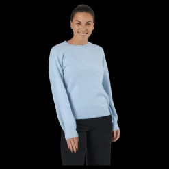 Outlet Pieces Pcperla Ls Knit Bc Kentucky Blue Blå