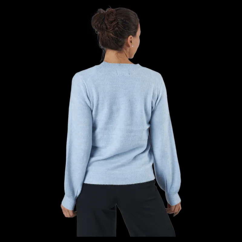 Outlet Pieces Pcperla Ls Knit Bc Kentucky Blue Blå