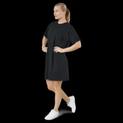 Online Pieces Pcria Ss Dress Bc Black Svart