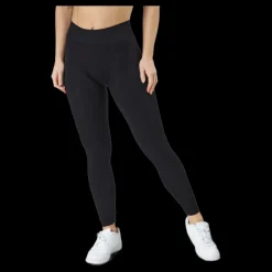 Discount Pieces Pcsymmi Rib Leggings Bc Black Svart