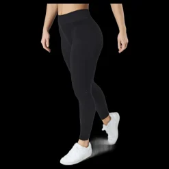 Discount Pieces Pcsymmi Rib Leggings Bc Black Svart