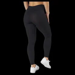 Discount Pieces Pcsymmi Rib Leggings Bc Black Svart