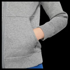 Outlet Nike PE Zip Hoodie Junior Grey Grå