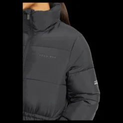 Röhnisch Pebble Drawstring Coat Black Discount