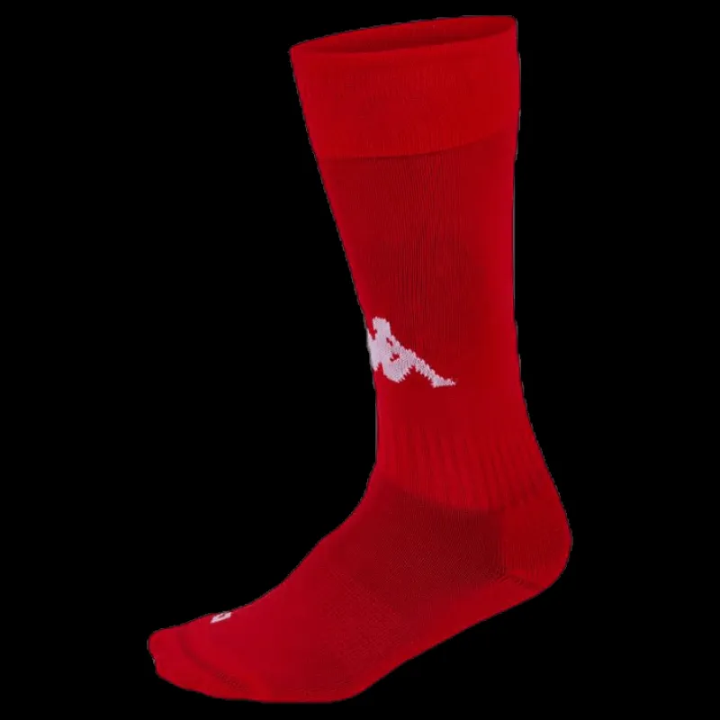 Kappa Penao Soccer Socks 3-Pack Red Röd New