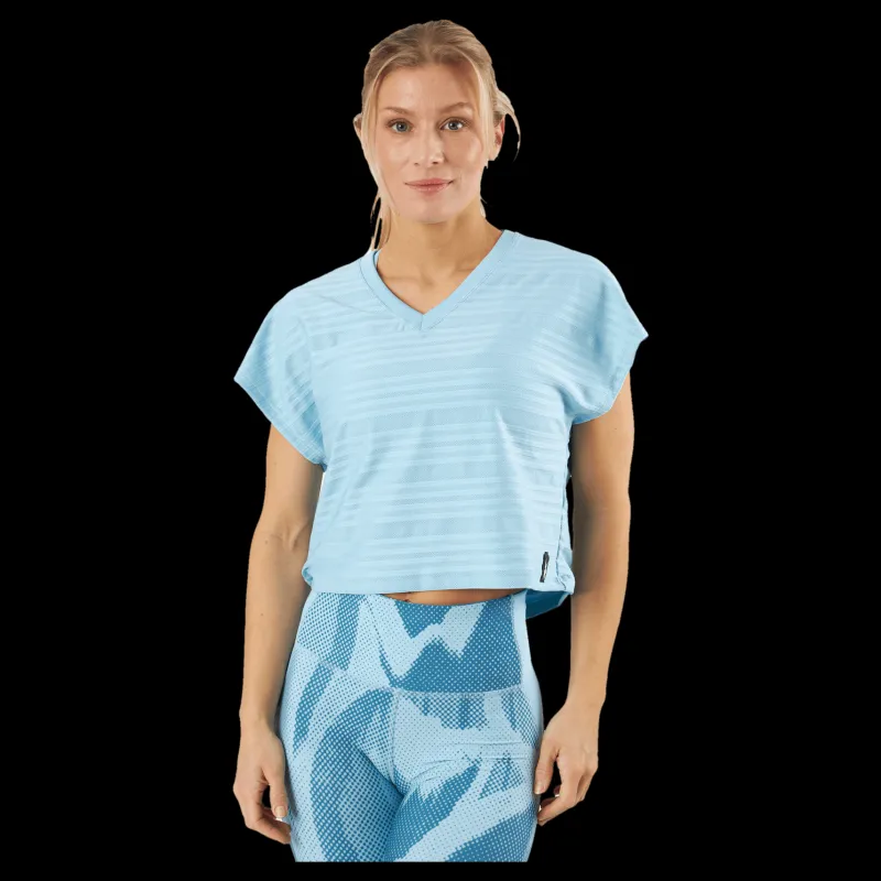 Reebok Perforated T-Shirt Blue Pearl Blå Discount