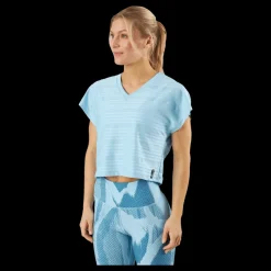 Reebok Perforated T-Shirt Blue Pearl Blå Discount