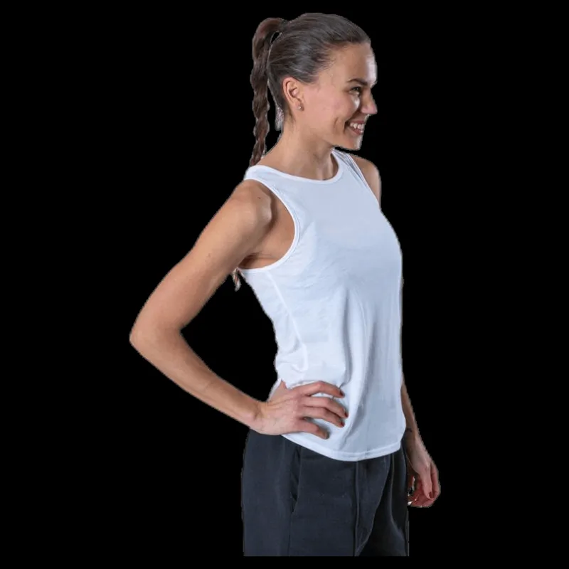 Sale Only Play Performance Athl Sl Top White Vit