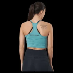 New Better Bodies Performance Crop Hal Teal Green Grön
