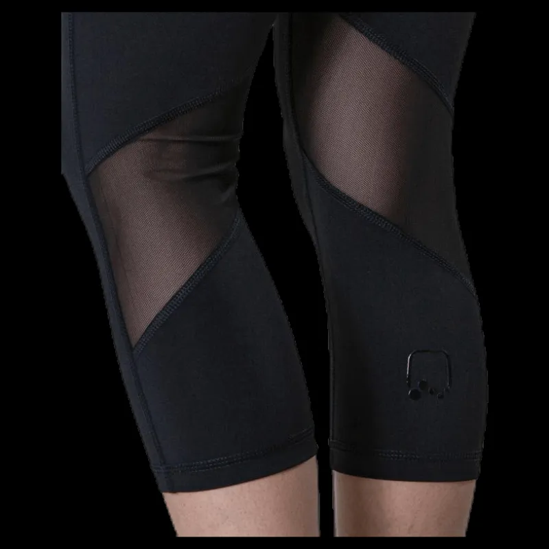 Online Only Play Performance Run 3/4 Tights Black Svart