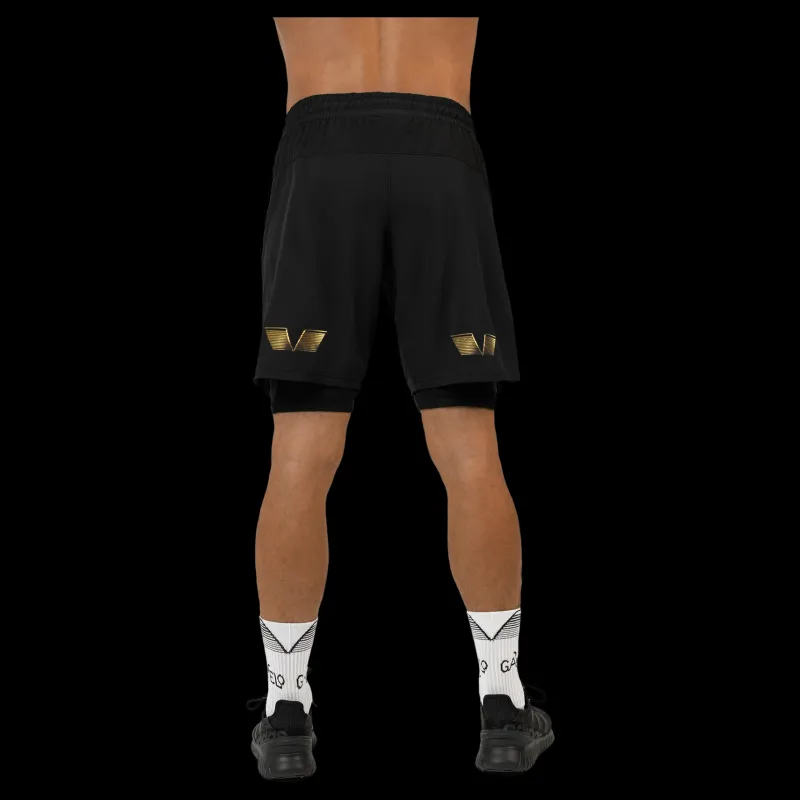 Gavelo Performance Shorts Black&gold Svart