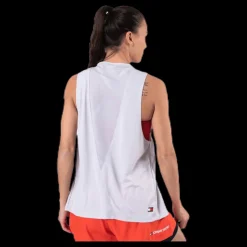 Tommy Hilfiger Sport Performance Tank Top Logo Grey Grå Outlet