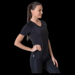 Only Play Performance Training Ss V-Neck Tee Black Svart