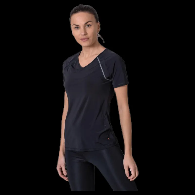 Only Play Performance Training Ss V-Neck Tee Black Svart