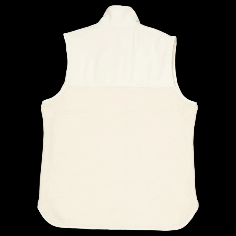 Röhnisch Phoebe Pile Vest Vanilla Ice New