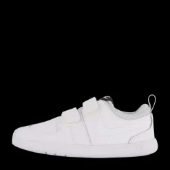 Nike Pico 5 Infant/Toddler Shoes WHITE/WHITE-PURE PLATINUM Guld och Vit Clearance