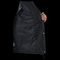 Outlet Fila Pirro Blocked Puff Jacket Black-asphalt-sulphur Spring Svart