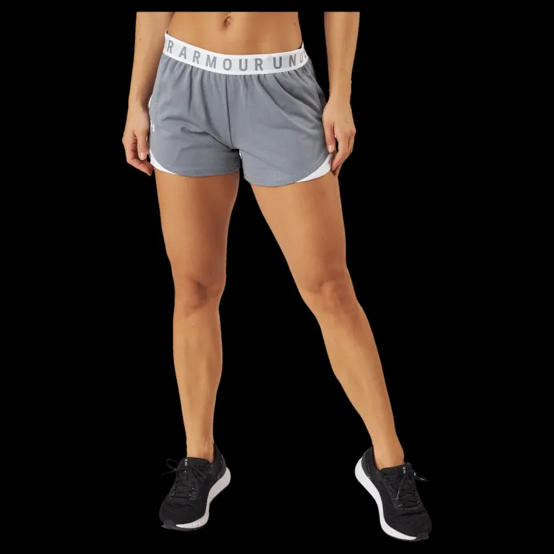 Under Armour Play Up Shorts 3.0 True Gray Heather Grå