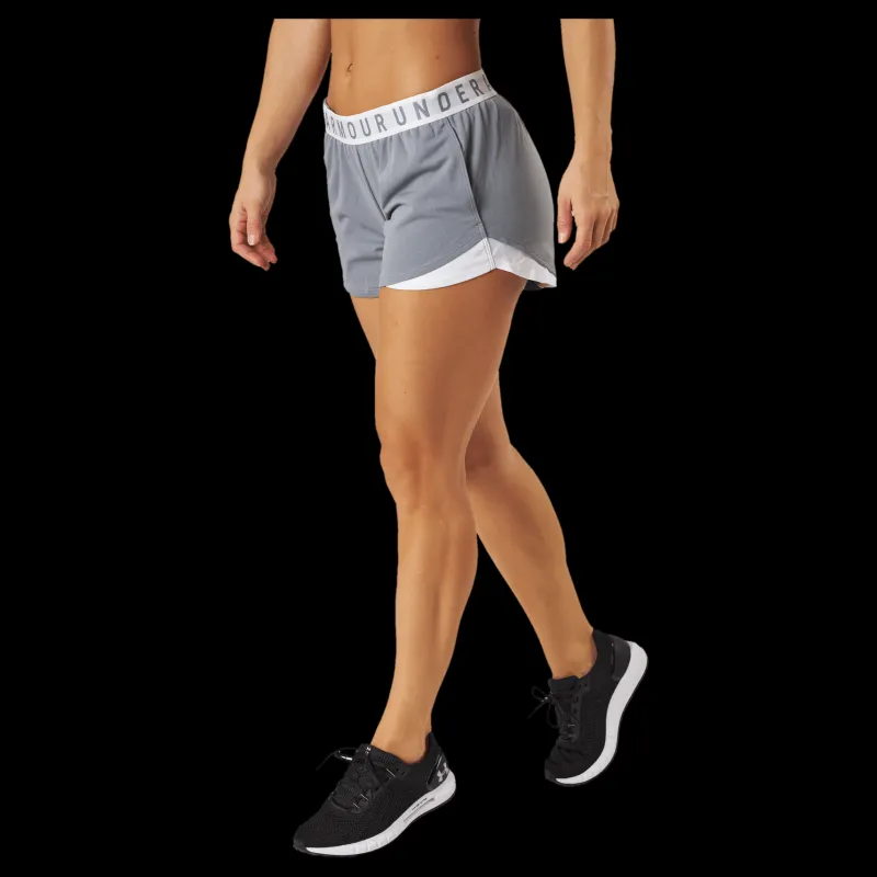 Under Armour Play Up Shorts 3.0 True Gray Heather Grå