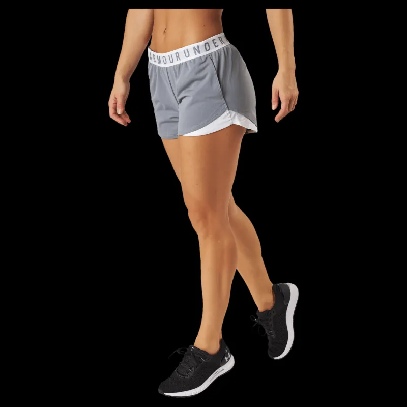 Under Armour Play Up Shorts 3.0 True Gray Heather Grå